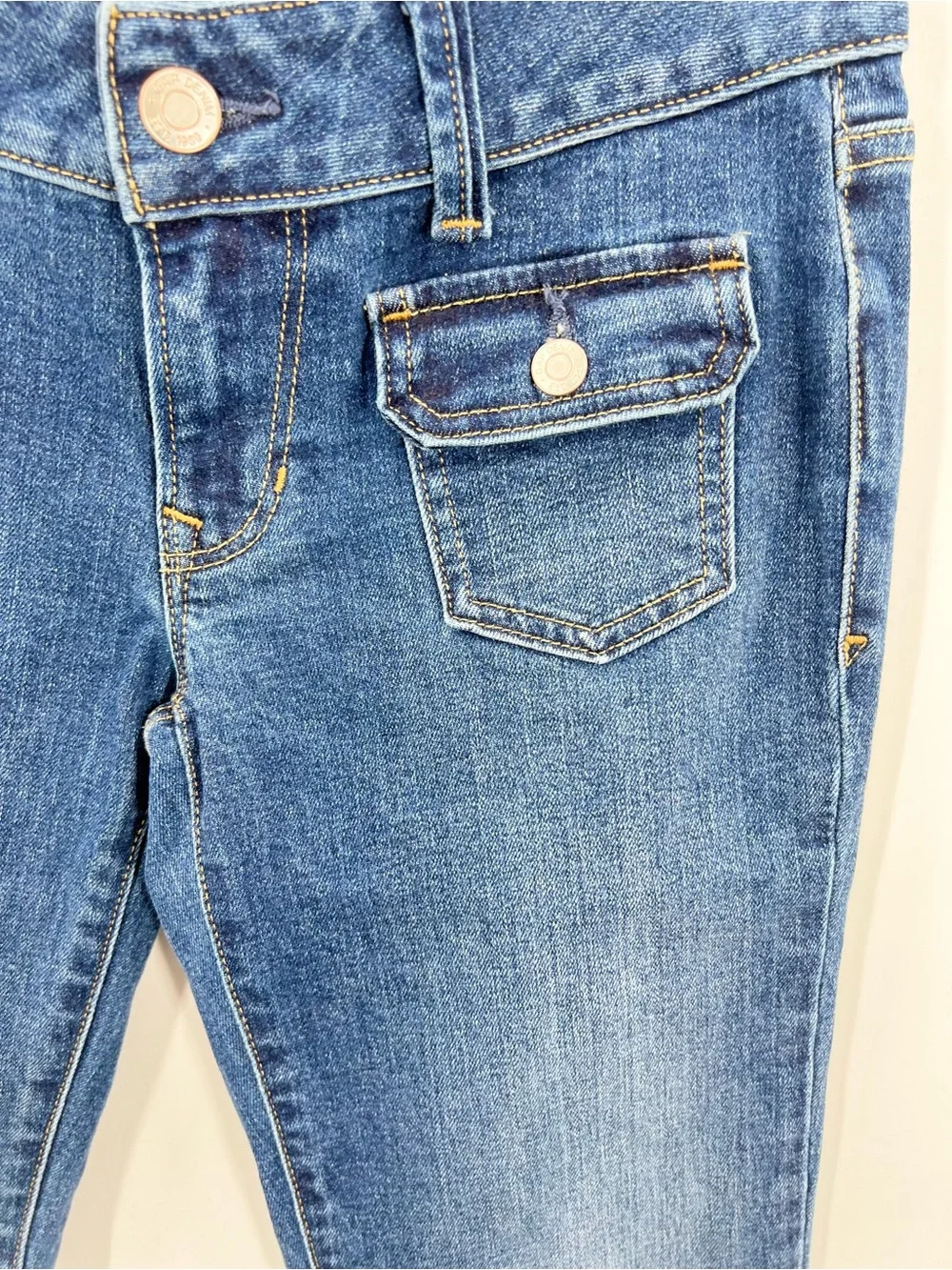 162 GAP Slim Fit Dark Blue low-rise Jeans